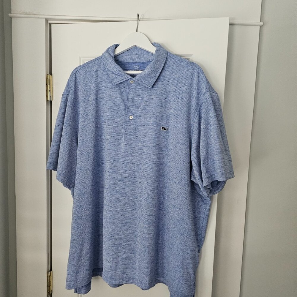Vineyard Vines 2XB Blue Polo Shirt